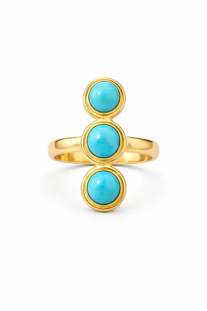 [LG007] LG007 Nishapur Torquoise Ladies' Ring