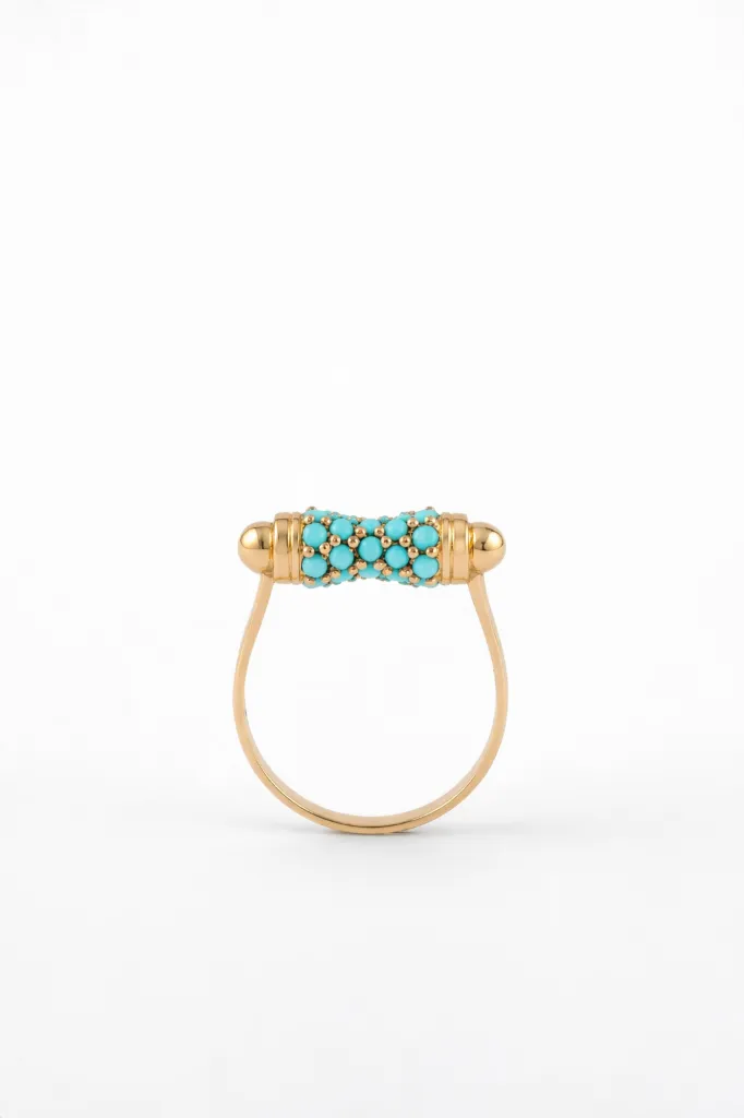 [LG011] LG011 Nishapur Torquoise Ladies' Ring
