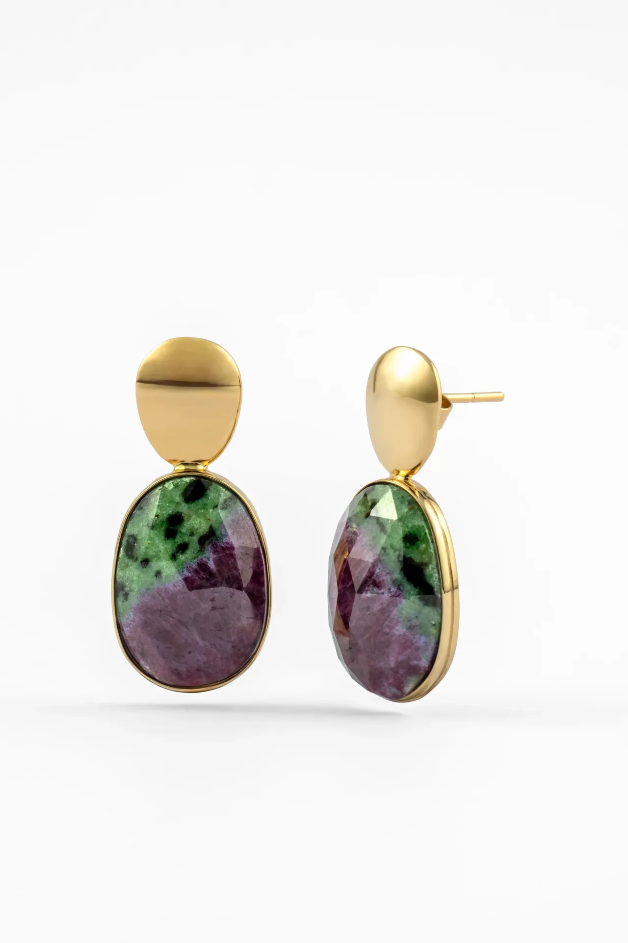 [LG100] LG100 Ruby Zoisite Earrings